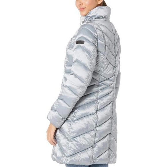 NWT $230 SAM EDELMAN Women XS (US 0-2) Hooded Puffer Coat Winter Snow Jacket - Picture 4 of 16